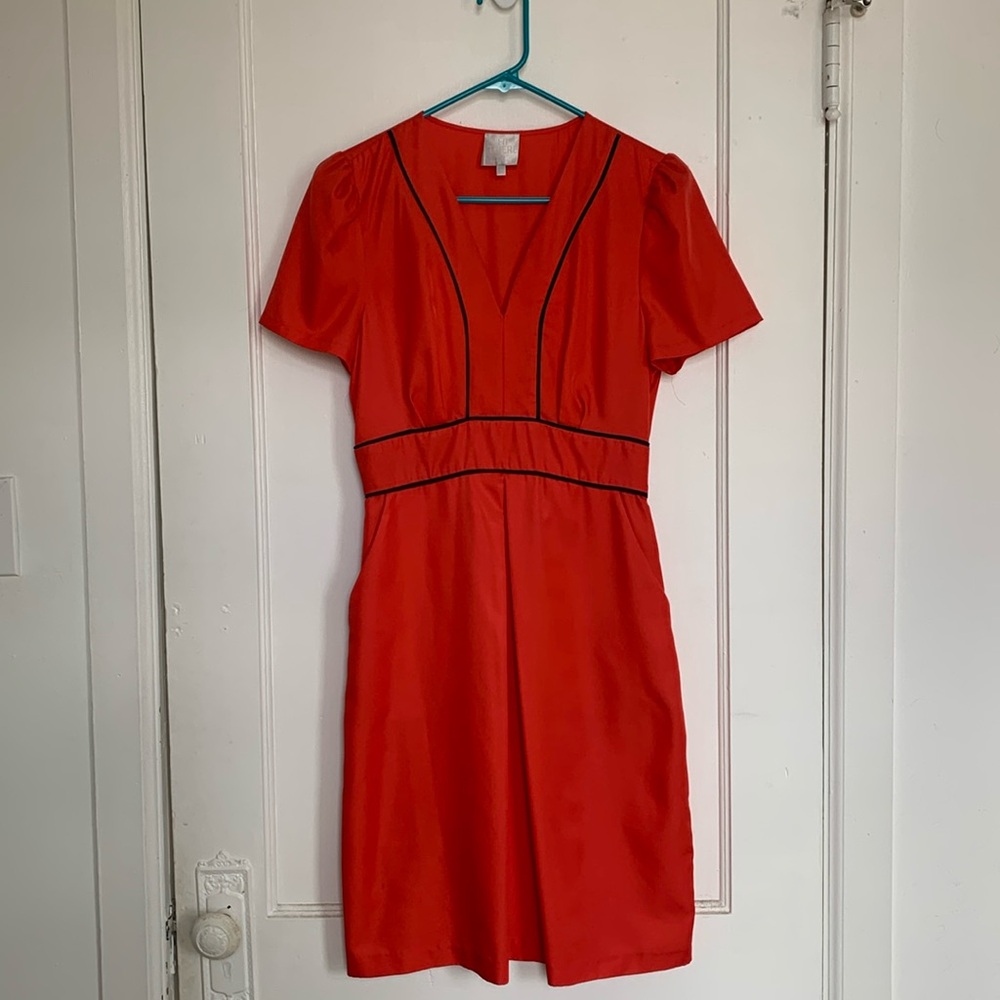 Red Karen Walker Anthropologie Dress